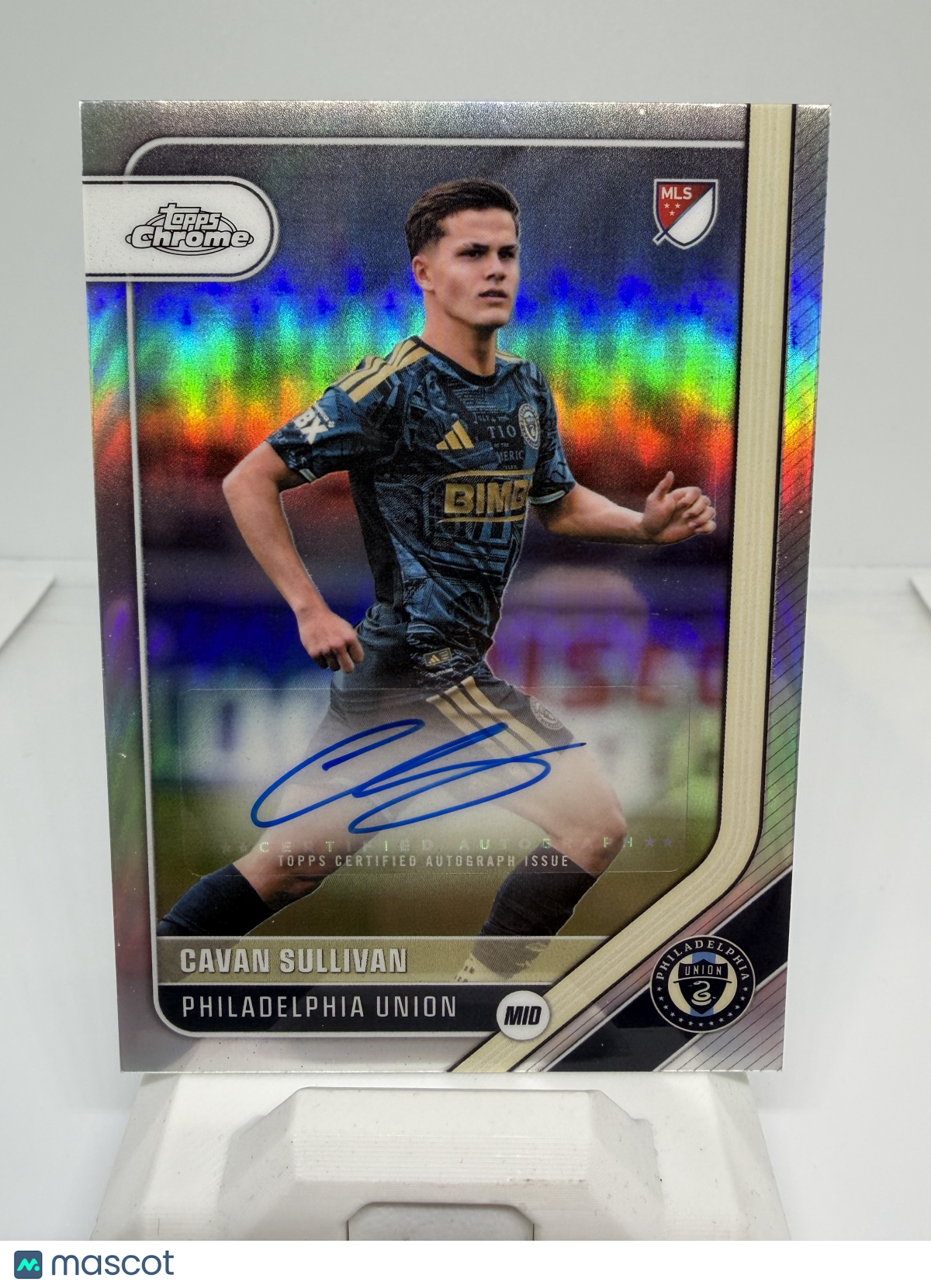 2026 Topps Chrome MLS Cavan Sullivan Auto #CA-CS Refractor Union