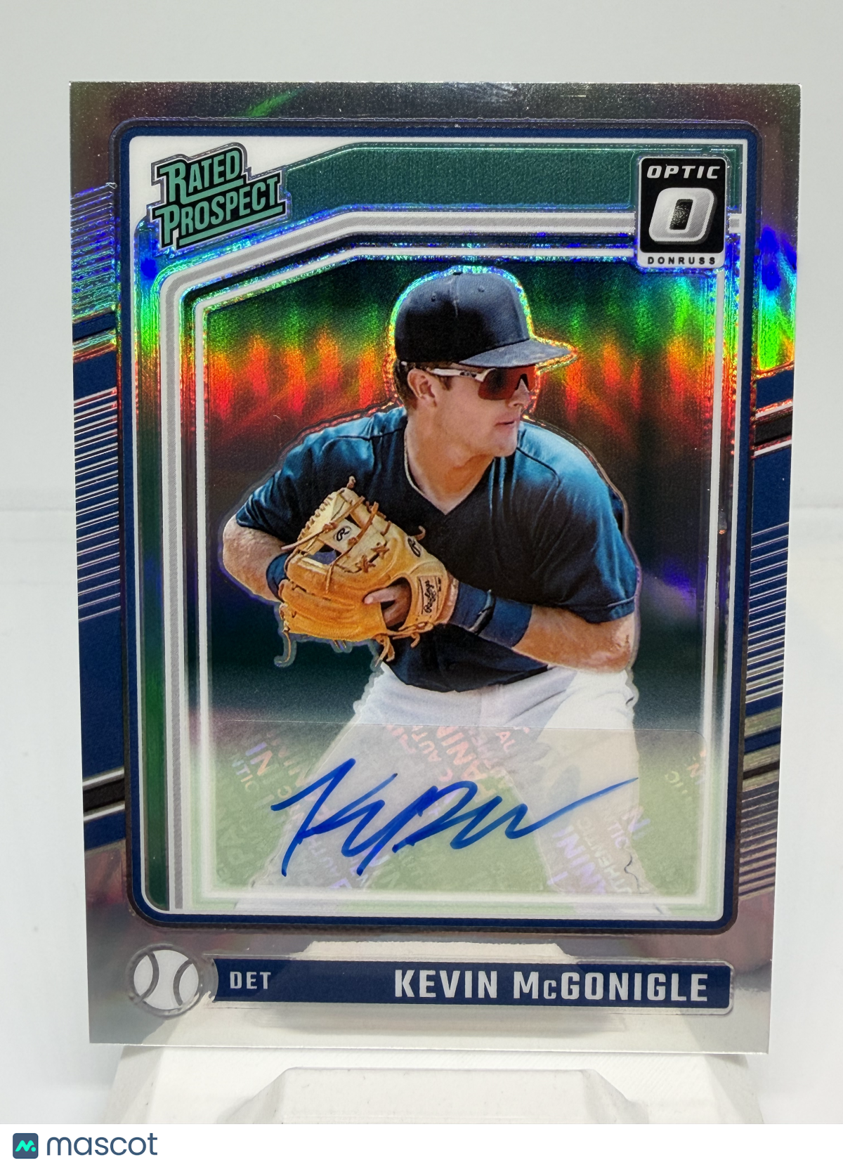 2024 Panini Donruss Optic Baseball Kevin McGonigle Auto Holo #198