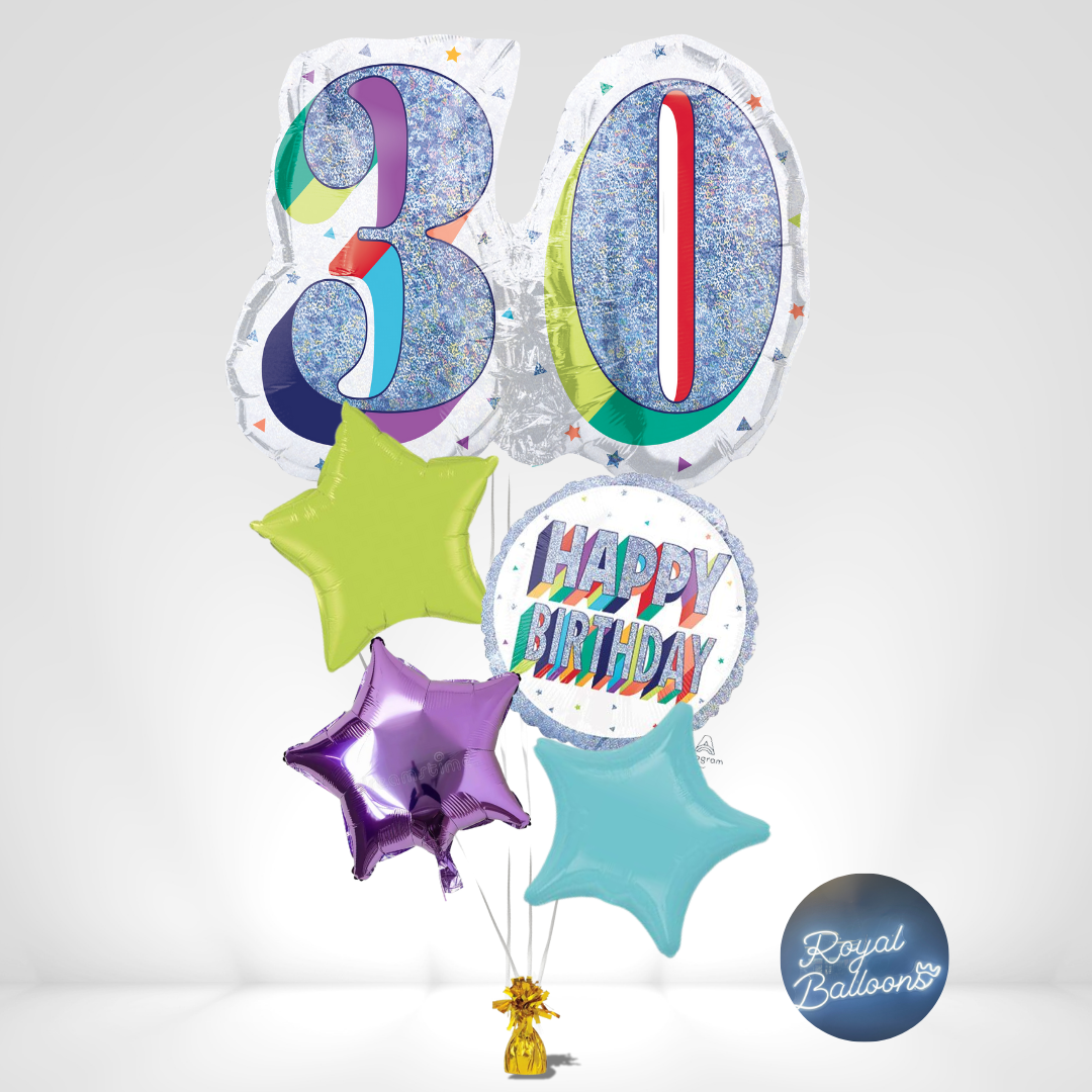 Silver Milestone Age Birthday