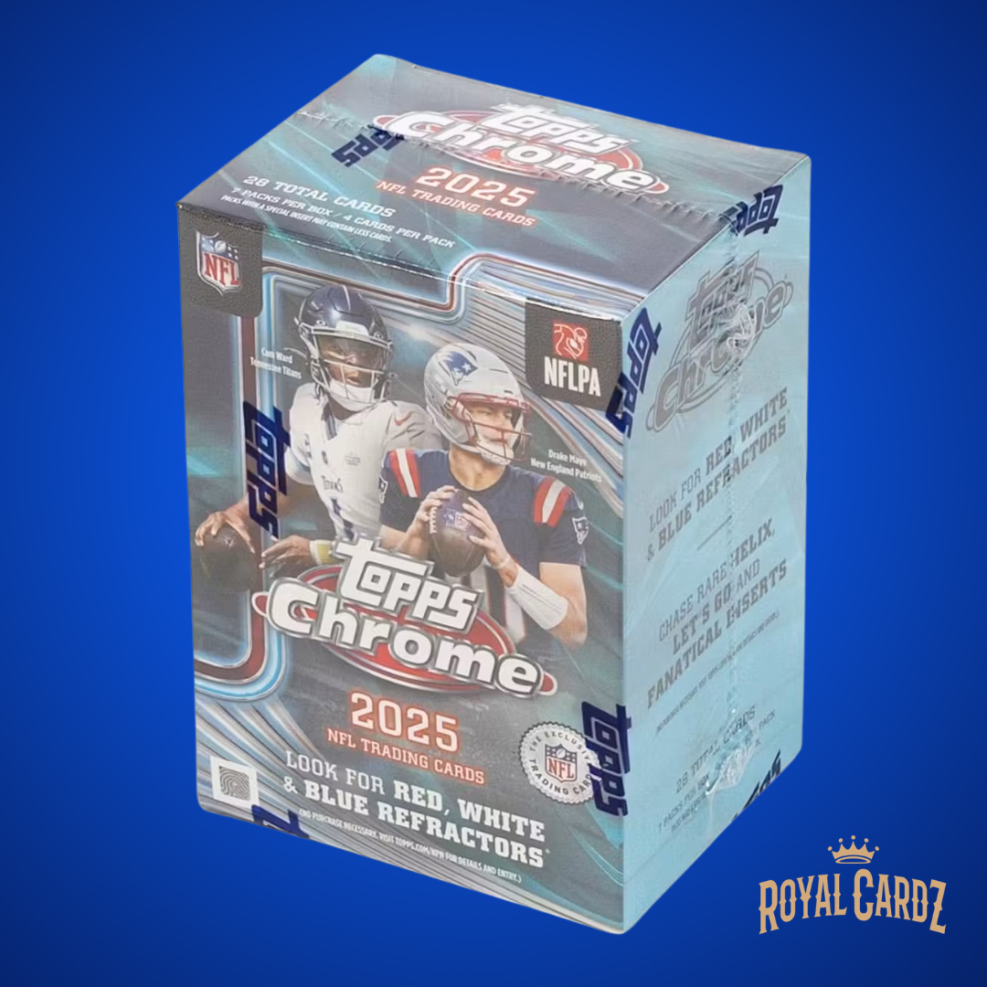 2025 Topps Chrome Football Blaster Box