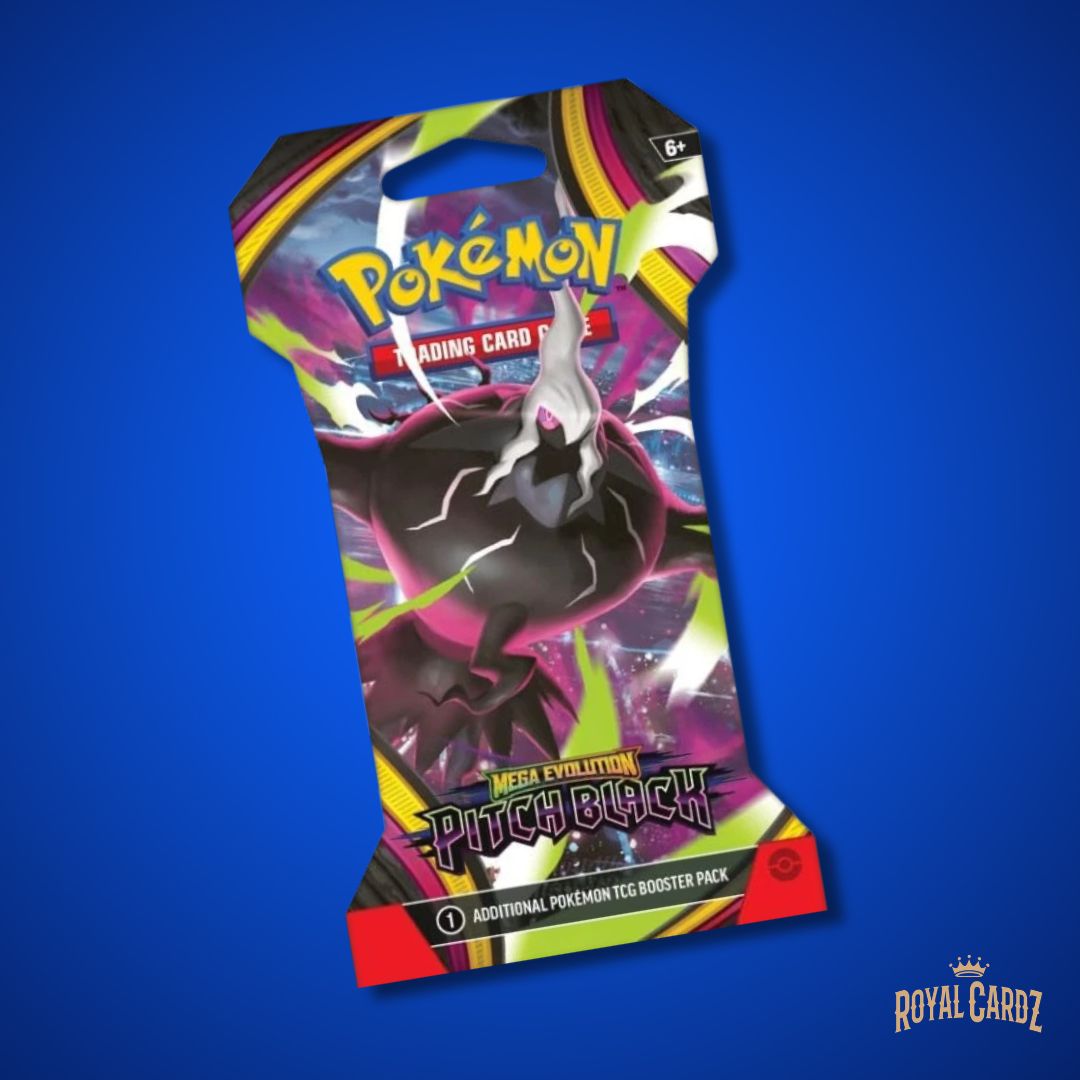 Pokemon Pitch Black Sleeved Booster Pack - ME05