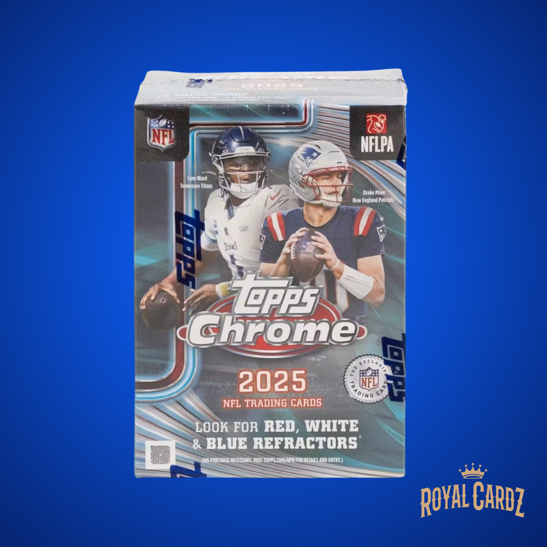 2025 Topps Chrome Football Blaster Box