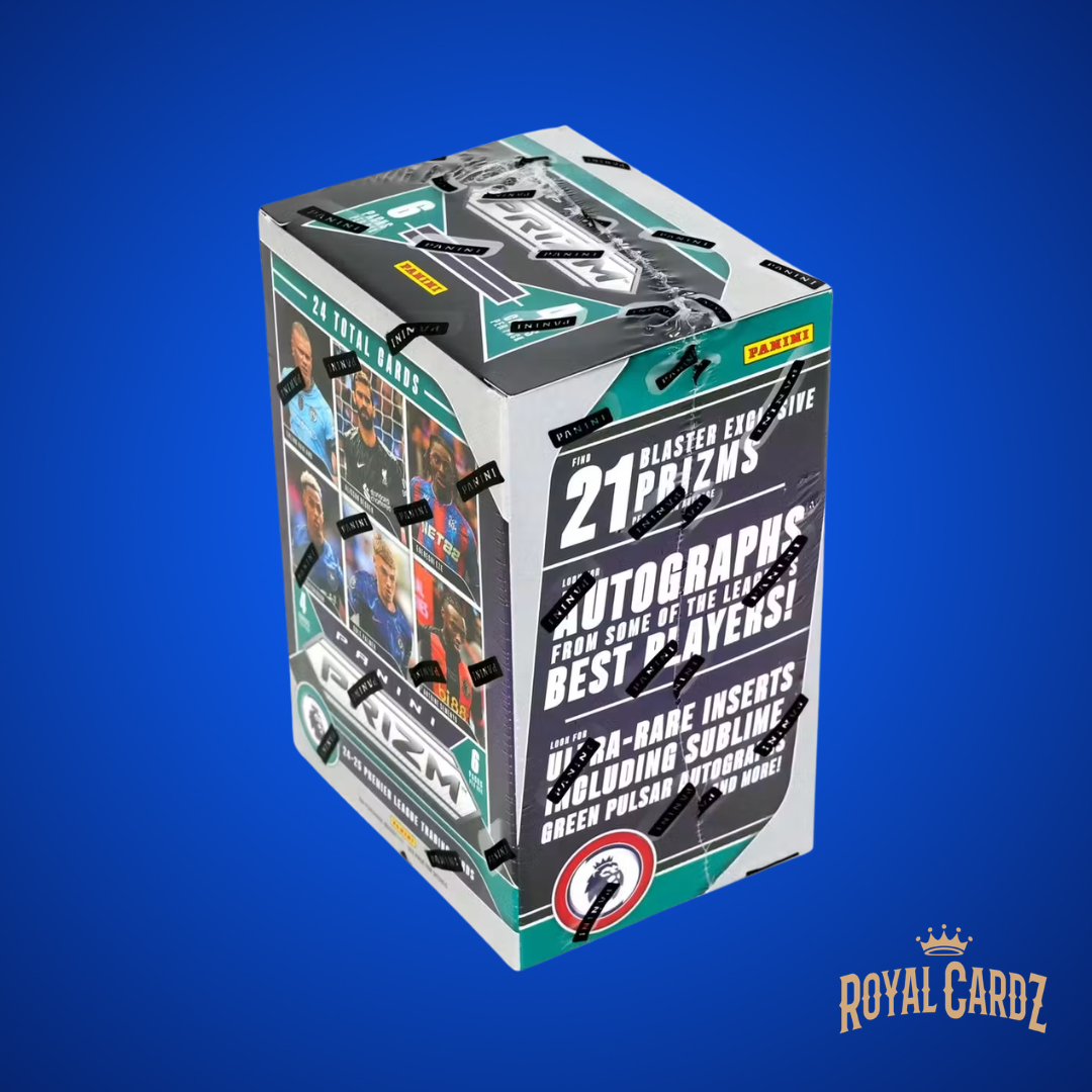 2024/25 Panini Prizm Premier League EPL Soccer Blaster Box – Pink Mosaic Prizms