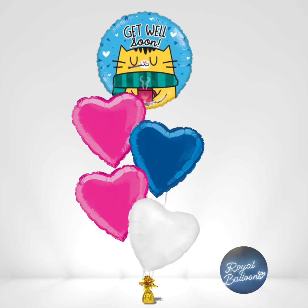 Cute Cat Get Well Bouquet