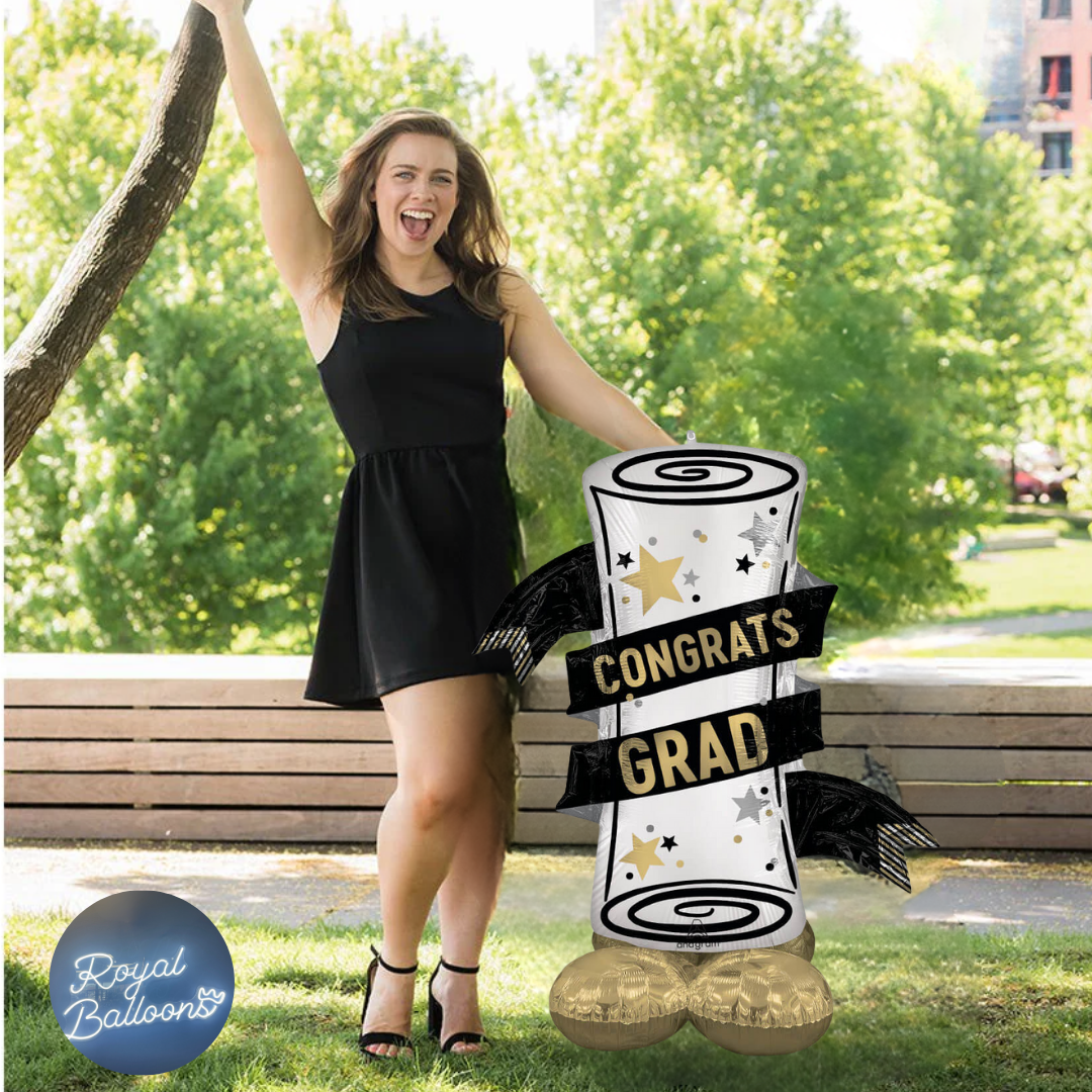 Extra Large “Congrats to You Grad” Diploma Airloonz – 51"