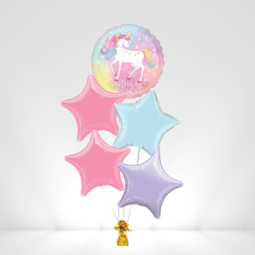 Birthday Wishes Unicorn Bouquet