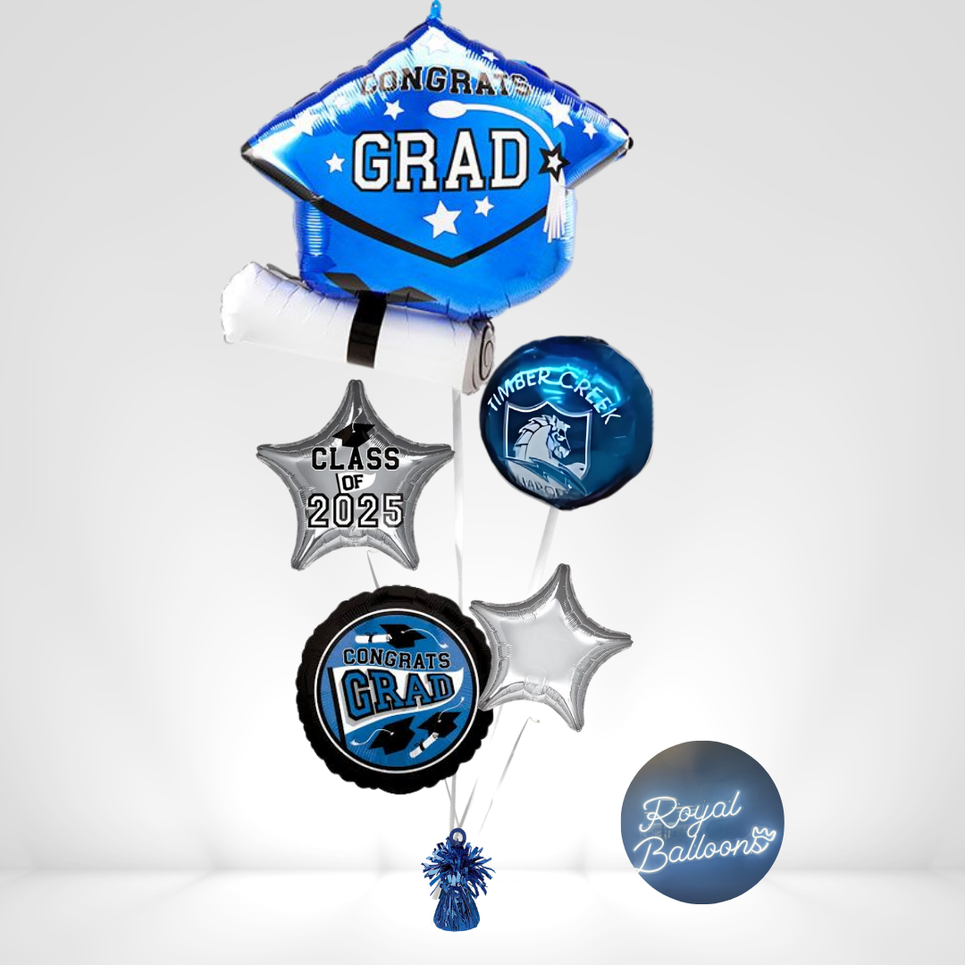 Timber Creek High School Graduation Balloon Bouquet – Class of 2025